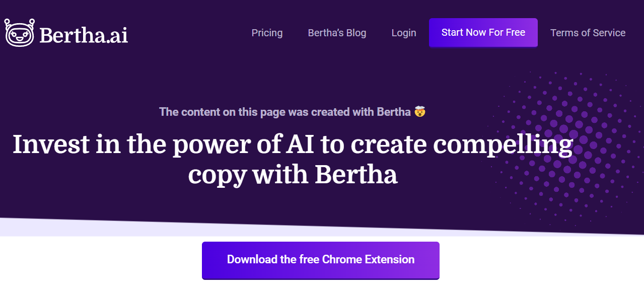Bertha presentation